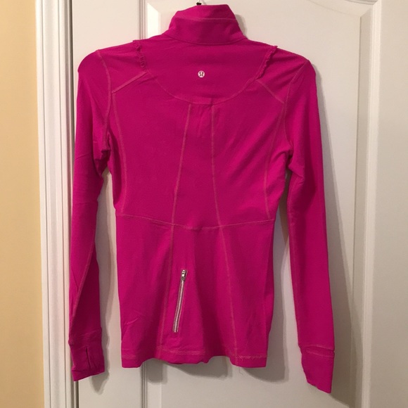 lululemon Paris Pink Run Your Heart Out Pullover Sz 6 - Picture 3 of 9